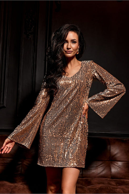 Robe courte model 203369 Roco Fashion